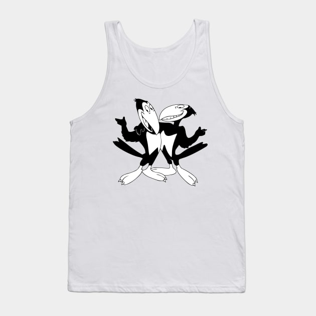 Heckle and Jeckle Tank Top by kareemik